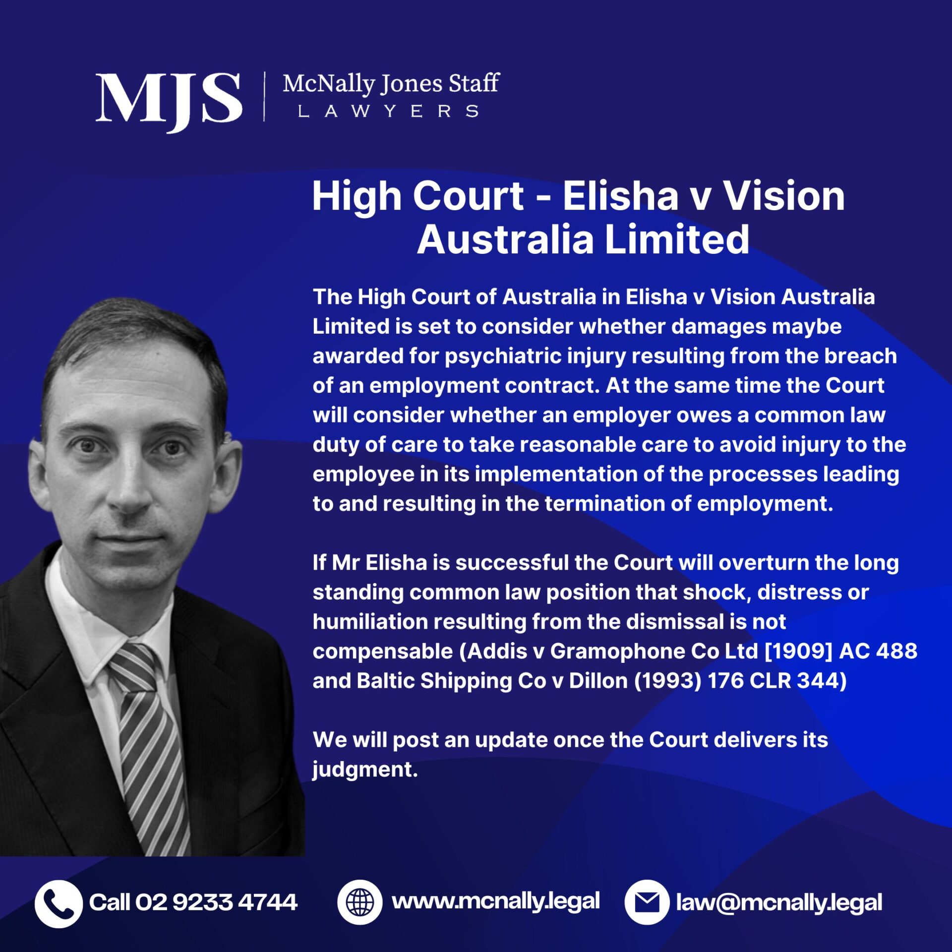 High Court – Elisha v Vision Australia Limited